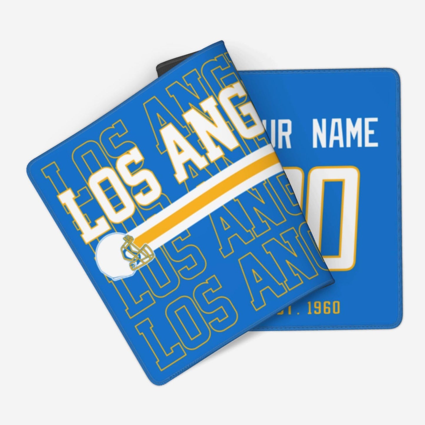 ANTKING Los Angeles Mouse Pad Custom Name and Number Desk Pad for Men Women Youth Gifts