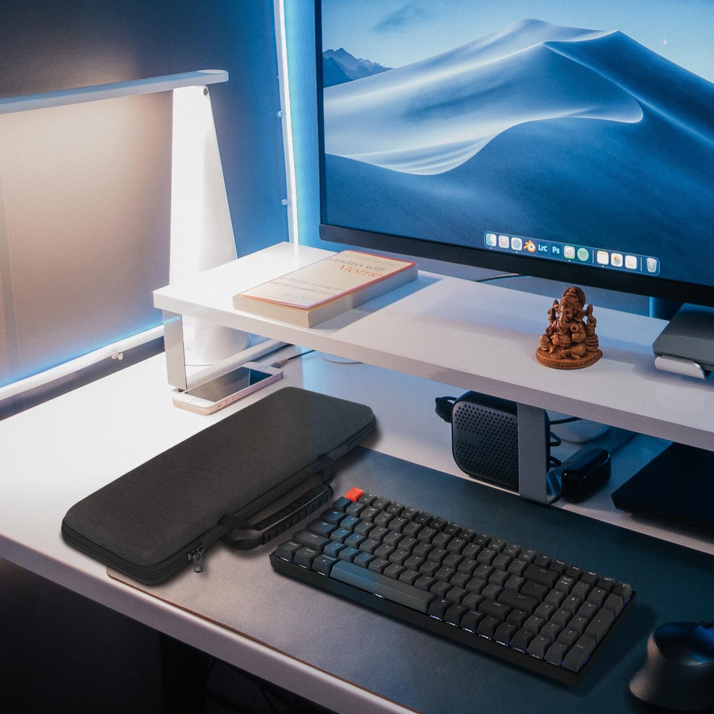 Geekria 90%-96% Keyboard Case, Compatible with Keychron K4 / K4 HE, RK Royal KLUDGE RK96 / RK100