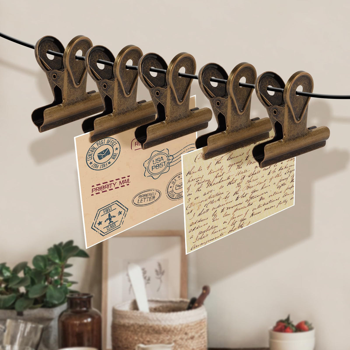 SIAMESE Bulldog Clips, 8 Pcs Binder Clips for Office & Kitchen, Multi-Purpose Binder and Food Bag