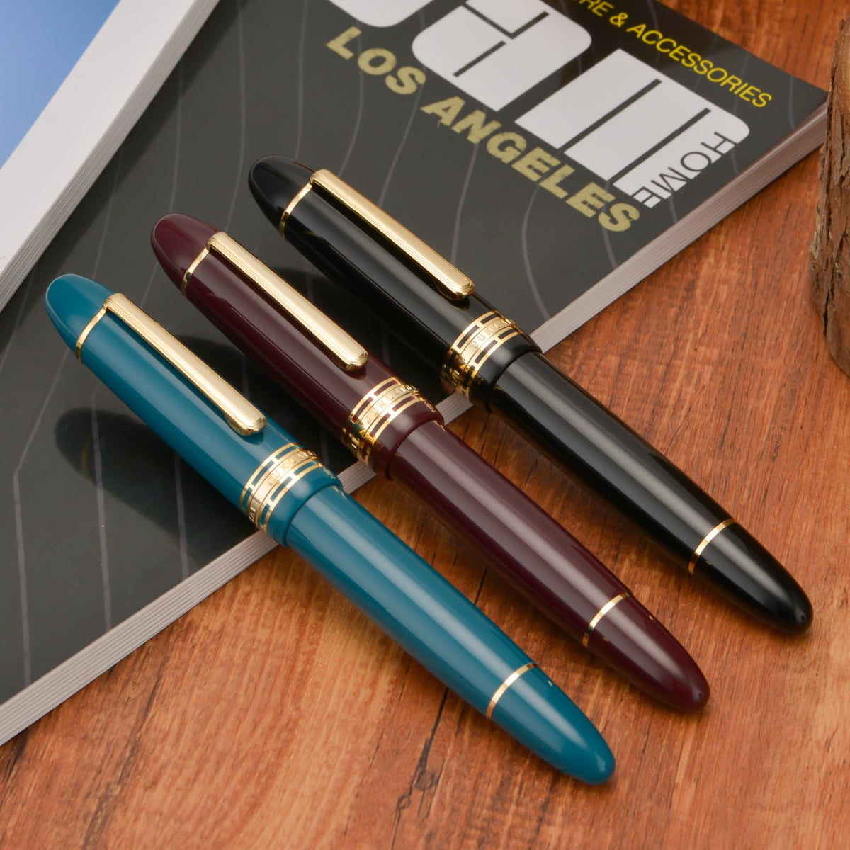 Wikult Yongsheng Junlai 630 Acrylic Fountain Pen, Size 8 Medium Nib with Piston Filling System