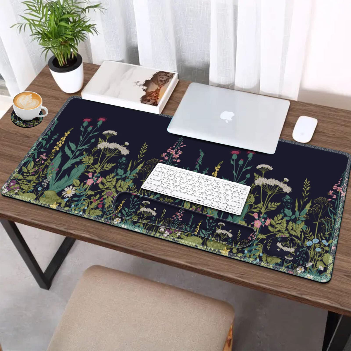 AIMSA Large Gaming Mouse Pad Set, Keyboard Wrist Rest Support + Extended Mouse Pad + Mouse Wrist
