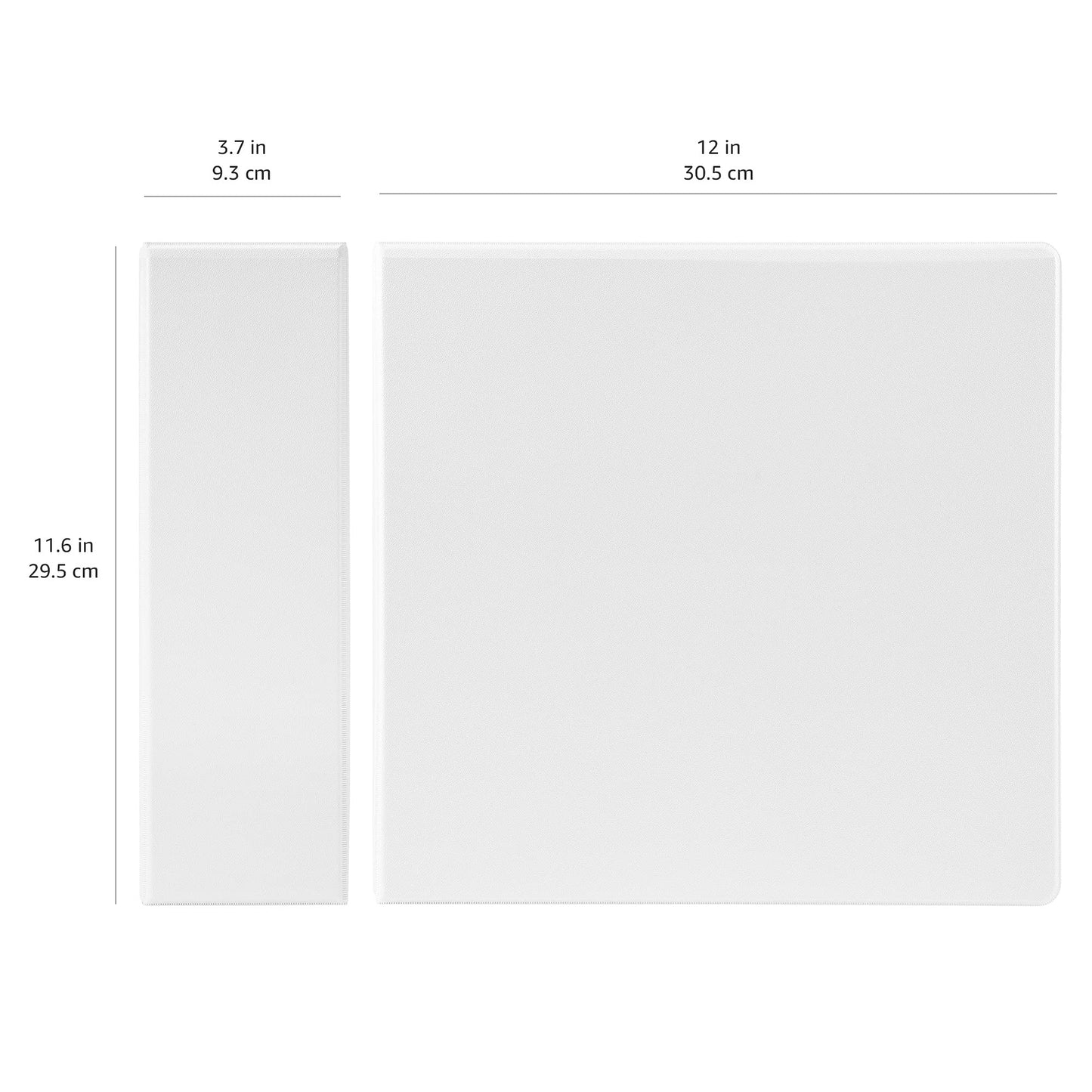 Amazon Basics 3 Ring Binders, 3 Inch D-Ring Organizer for School, Home Office, Paper Storage