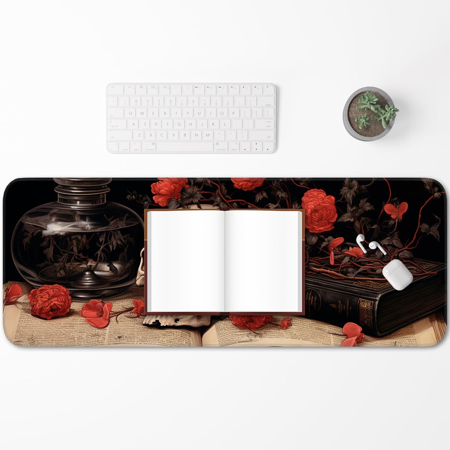 Opiuoezi Mouse Pad, Premium Textured Waterproof Gaming Mouse Pad with Non-Slip Rubber Base, Large