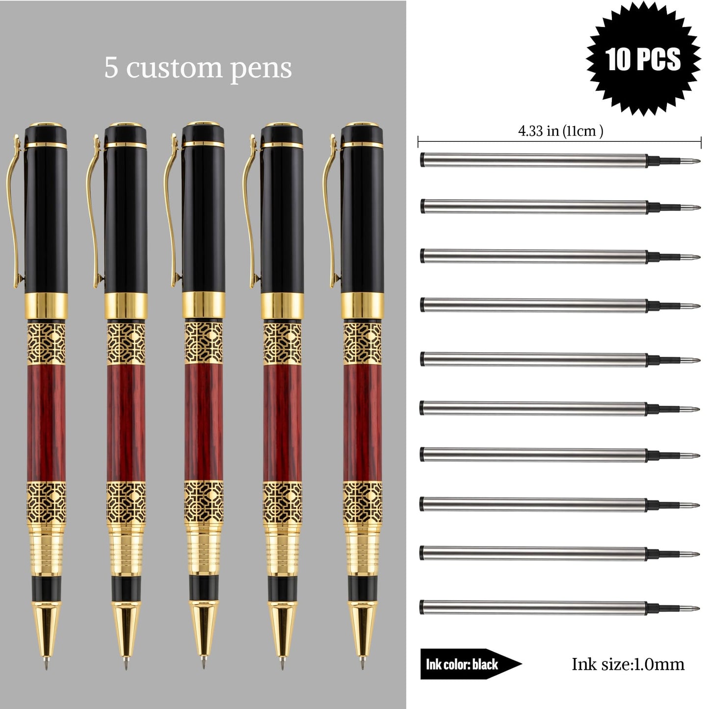 Ancolo Personalized Pens Office Gift Pens, for Colleague Friends Business