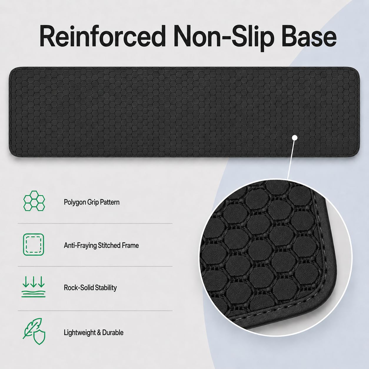 Faluber Cooling Gel Wrist Rest, 14.3-inch Length for Tenkeyless Keyboard, Memory Foam Palm Rest
