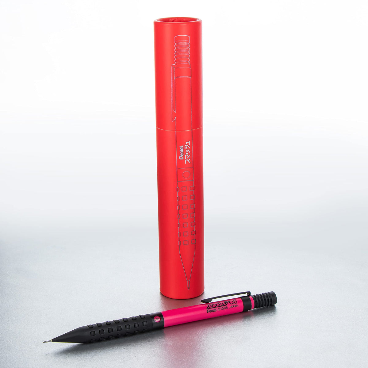 Pentel Smash Drafting Mechanical Pencil (0.5mm) - Special Edition Pink and Black w/Tube