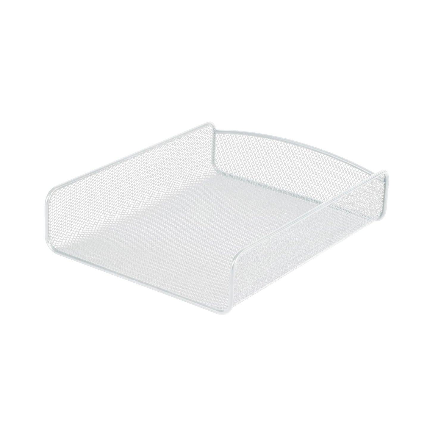 Safco Onyx Mesh Single Tray Desktop Organizer | Heavy Duty Steel | Powder Coat Finish | 11.75 x