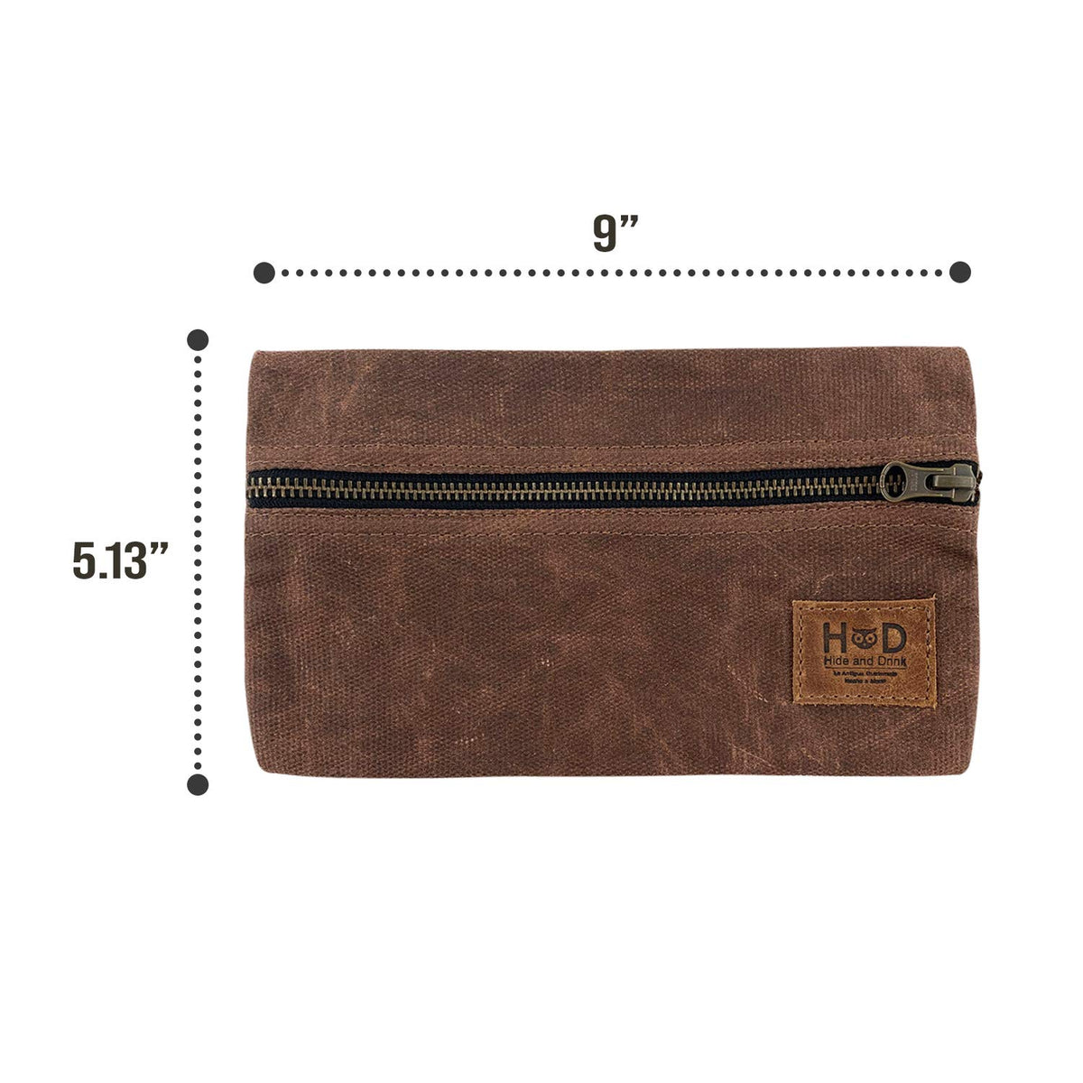 Hide & Drink, All Purpose Utility & Charger Case for MacBook, iPad & Laptop Handmade from Waxed