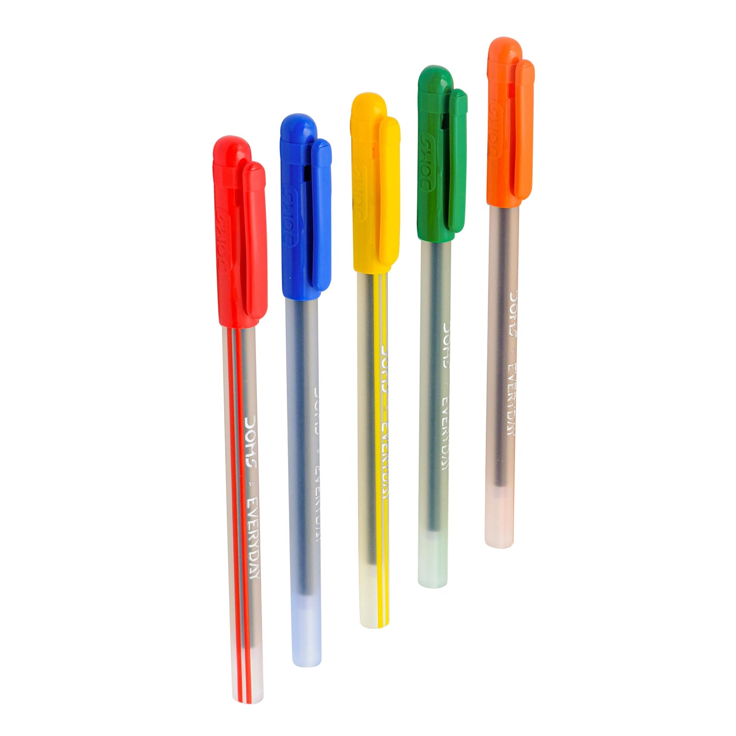 Doms Everyday GL Ball Point Pen Jar Pack | Tip Size 0.6 MM | Light Weight With Leak Poof |