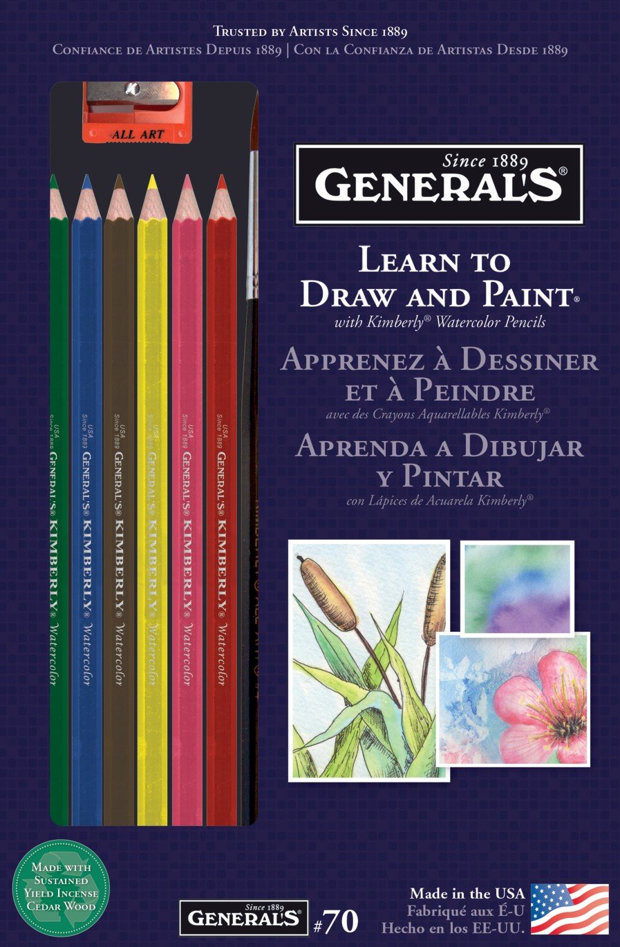 General Pencil Learn Watercolor Pencil Techniques Now Kit