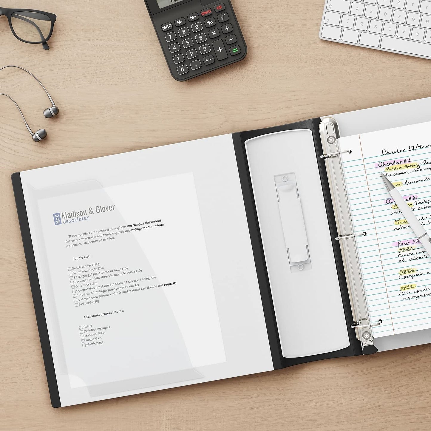 Staples Better 5-Inch D-Ring View Binder, Reinforced Spine