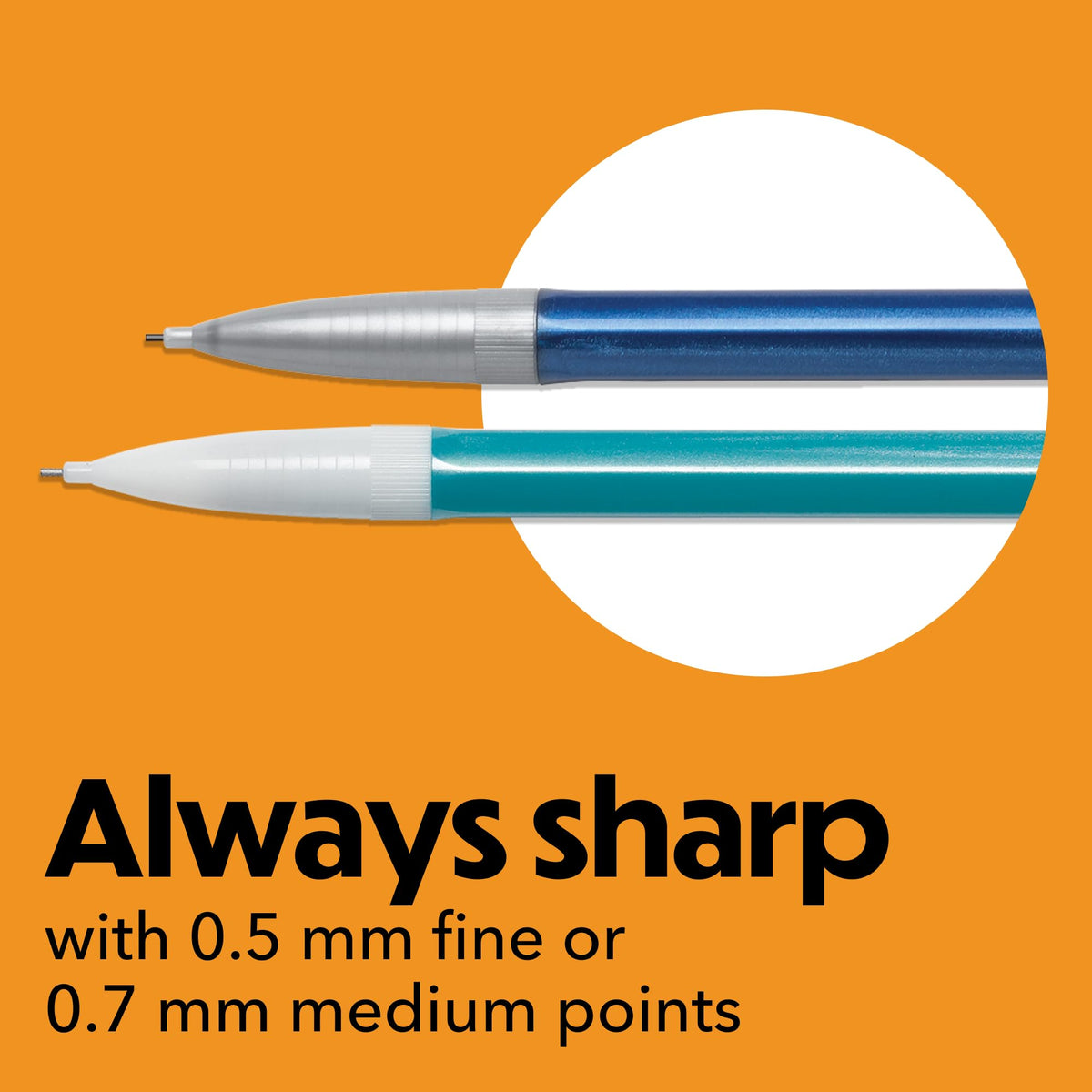 BIC Combo Pack of Mechanical Pencils 0.7mm and 0.5mm, Pack of 40