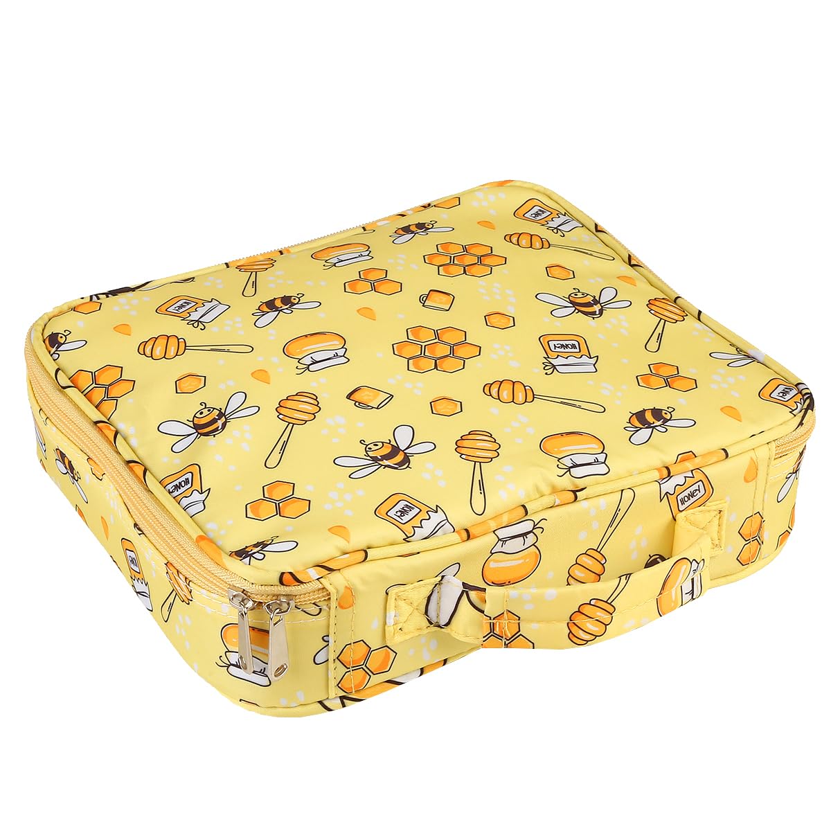 Multi-Functional Zipper Pencil ipad case w/Handle and Zippered Pocket