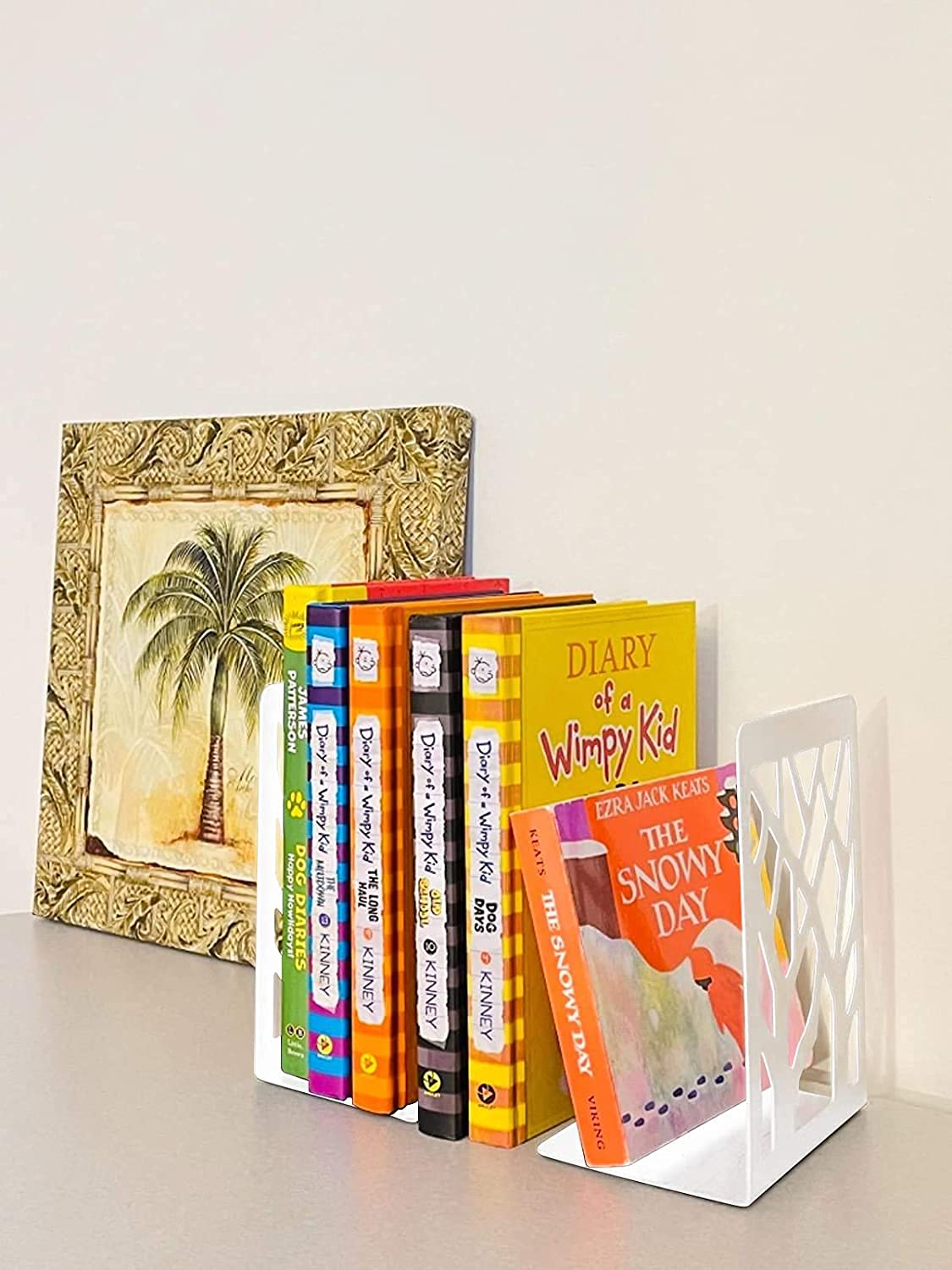 MSDADA Book Ends, Bookends, Book Ends for Shelves, Bookends for Shelves, Book Ends for Heavy Books