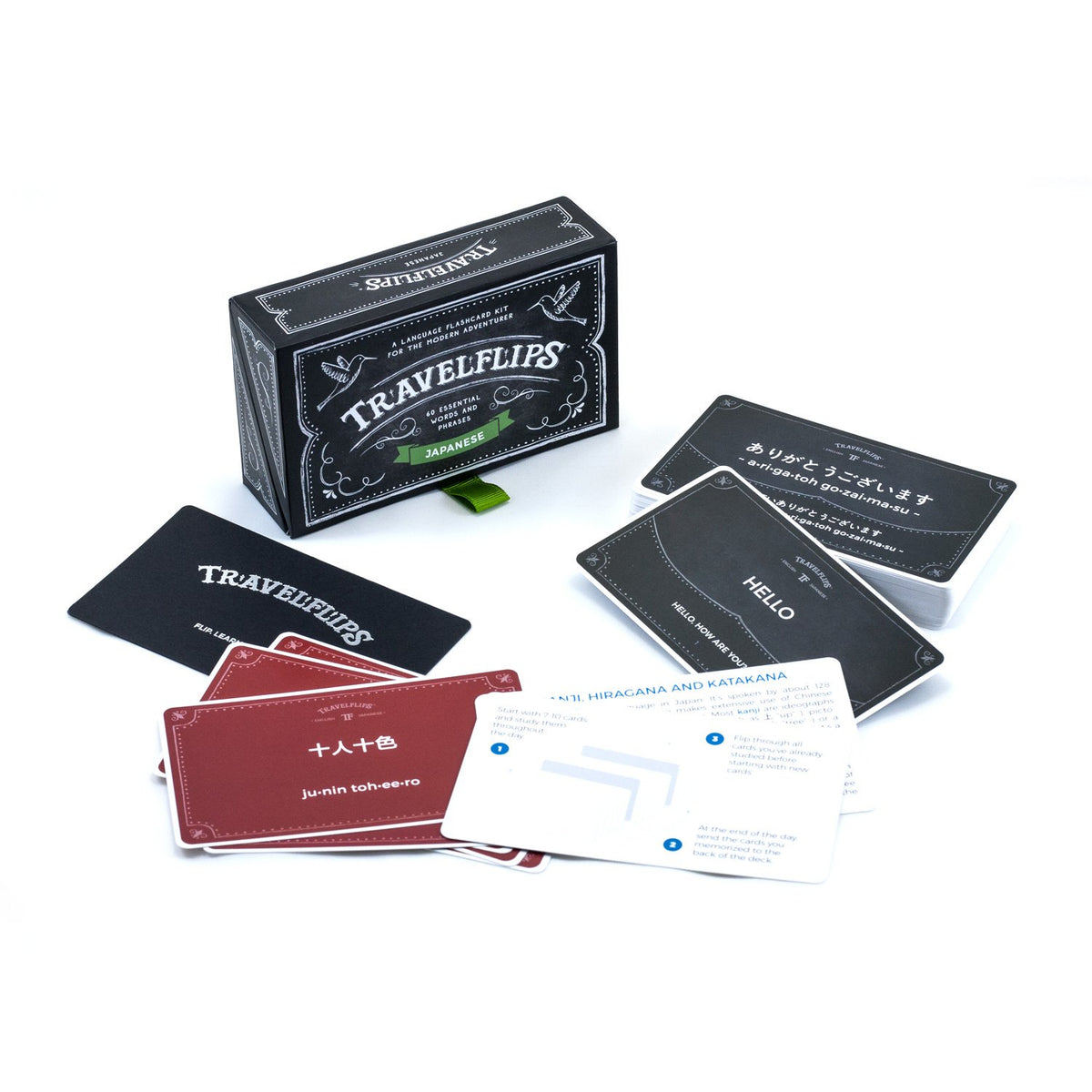 Japanese Flash Cards – Learn Japanese Vocabulary Words & Phrases – Basic Language Learning for