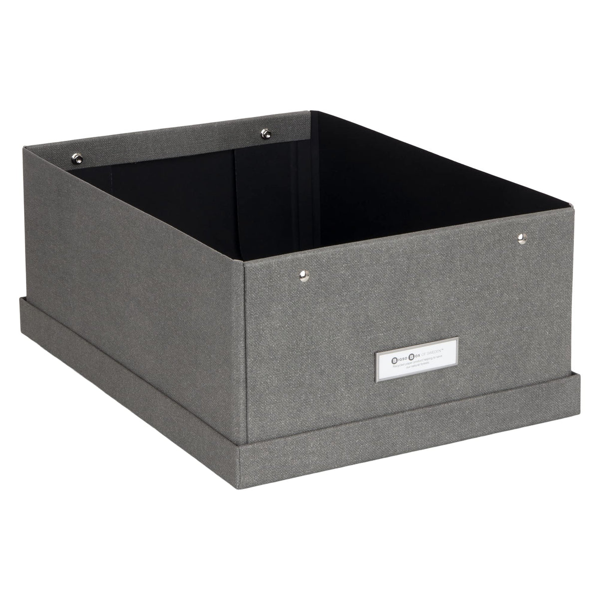 Bigso Box of Sweden Katia KD Collapsible Photo Storage Box with Labelframe for Easy Identification