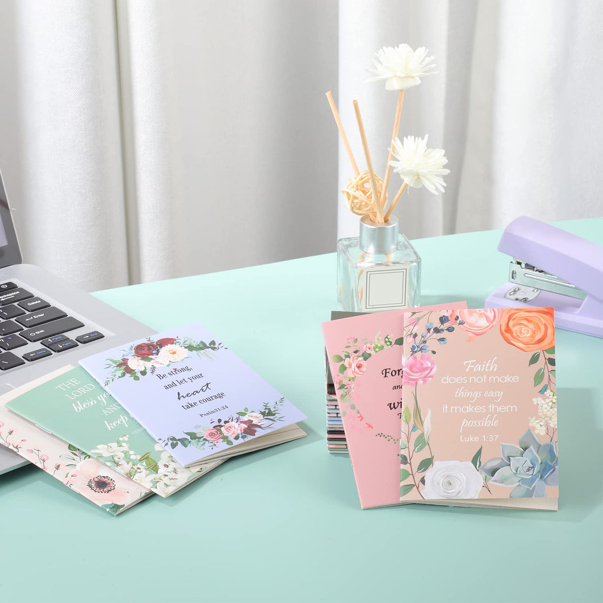 BESARME 24 Pack Christian Gifts for Women, Faith Prayer Journal Religious Small Pocket Notebook