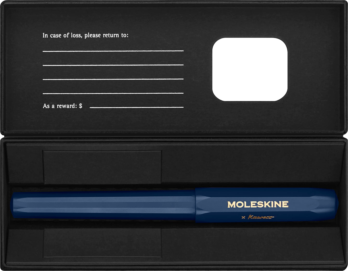 Moleskine x Kaweco, Ballpen, 1.0mm Point, Blue with Blue Ink