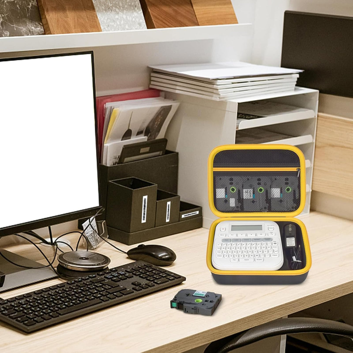 GWCASE Label Maker Case for Brother P-Touch PT-D220/ PT-D210, Box Only