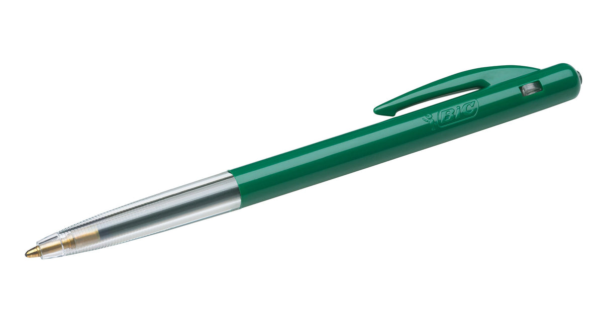 BIC M10 Medium Clic Pens - Green (Box of 50)