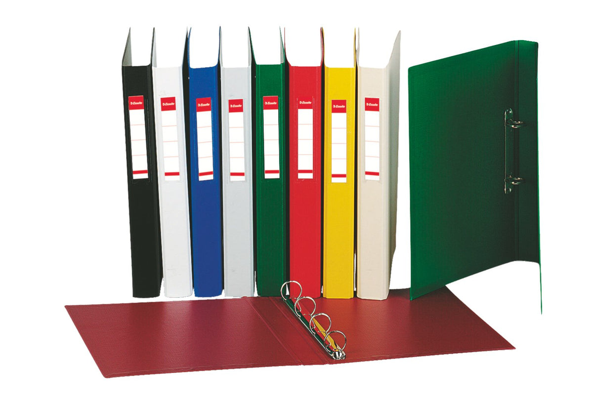 Esselte 4 Ring Binder, PP, Holds up to 190 Sheets, Vivida Range, 42 mm Spine, 14460 - A4, Blue