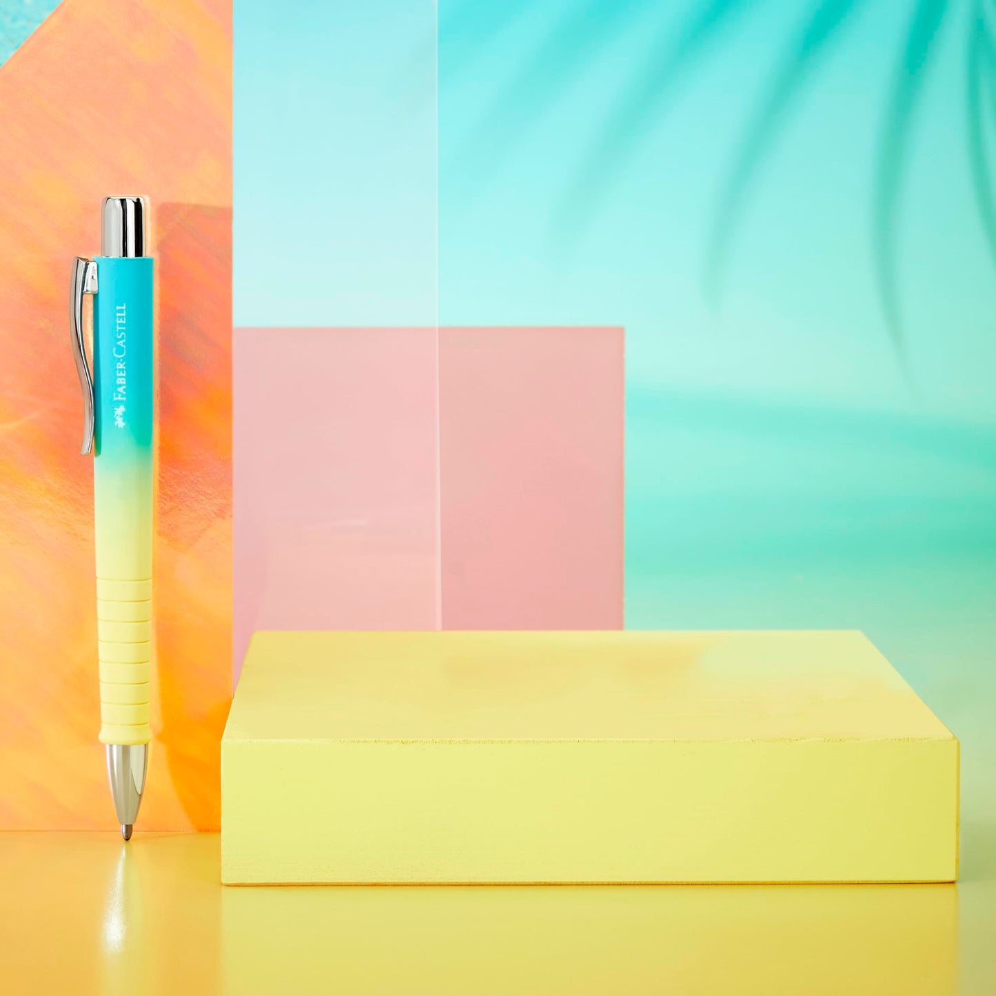 Faber-Castell Poly Ball Urban Sunrise Pen, Replaceable XB Refill