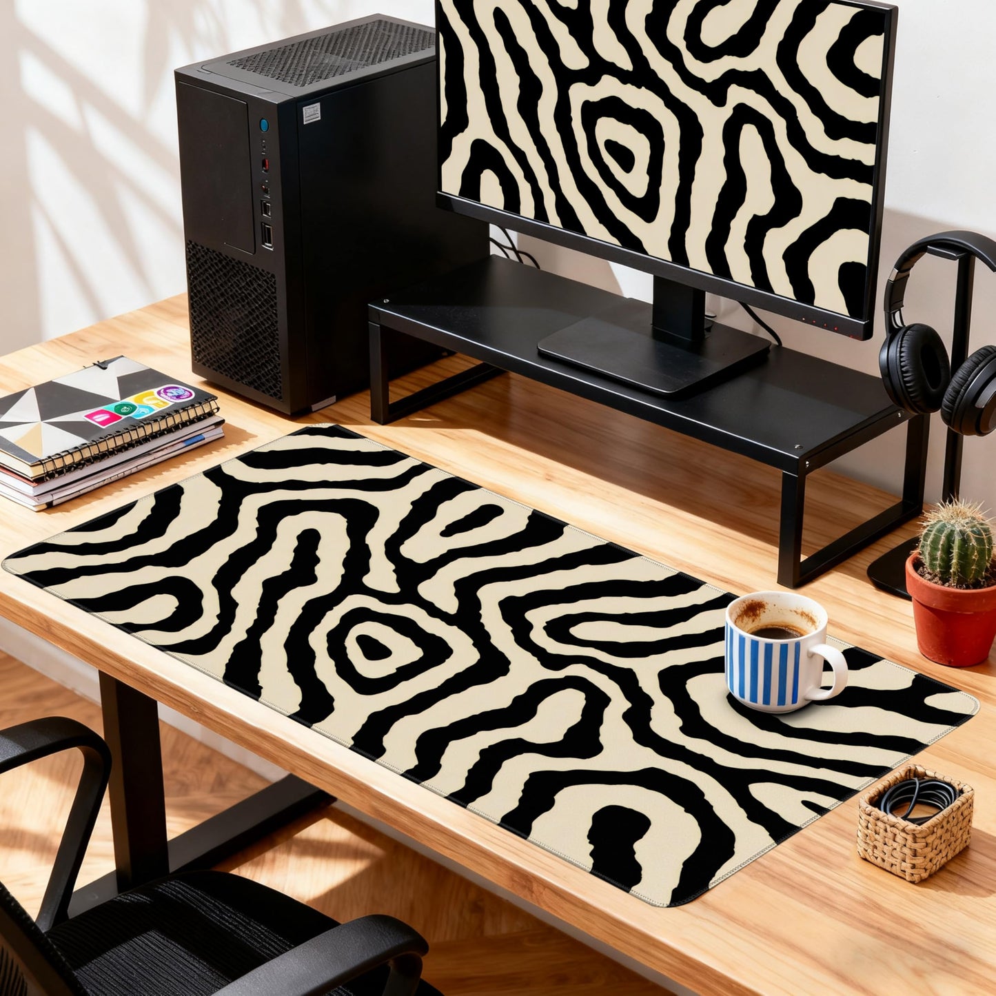 TIRANVERA Desk Cover Mat, Gaming Mouse Pad, Computer Laptop Mat Desk Decor for Office Game Home