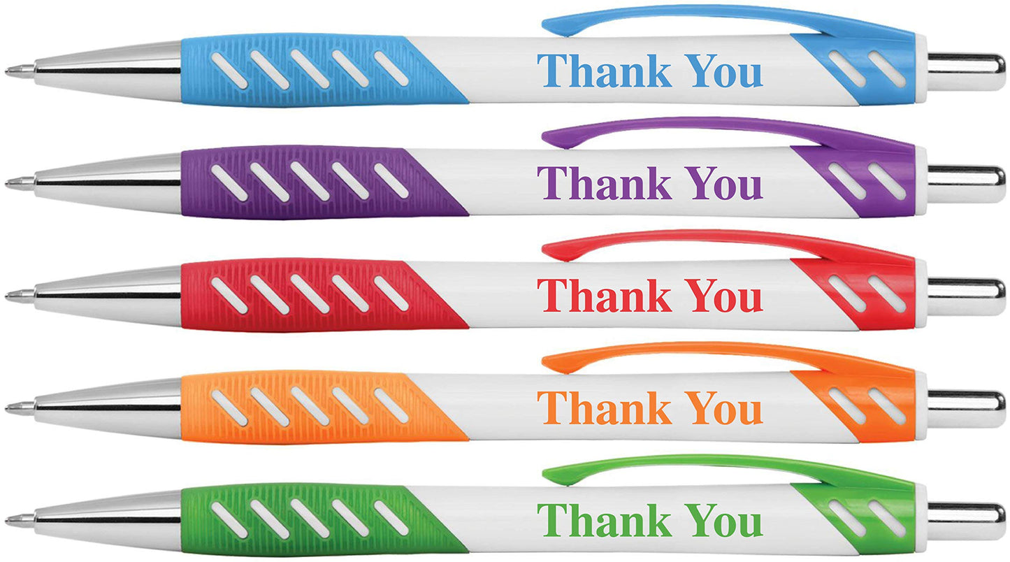 Express Pencils Thank You Gift Pens with gripper for Events, Parties, Employee Appreciation & More