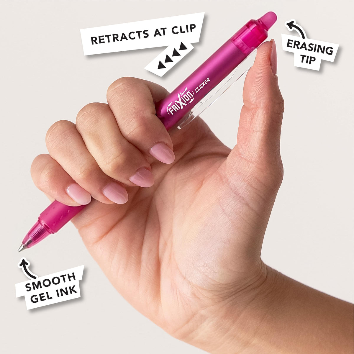 PILOT, FriXion Vibe Dreamglow 7 Pack, Fine Point 0.7 mm