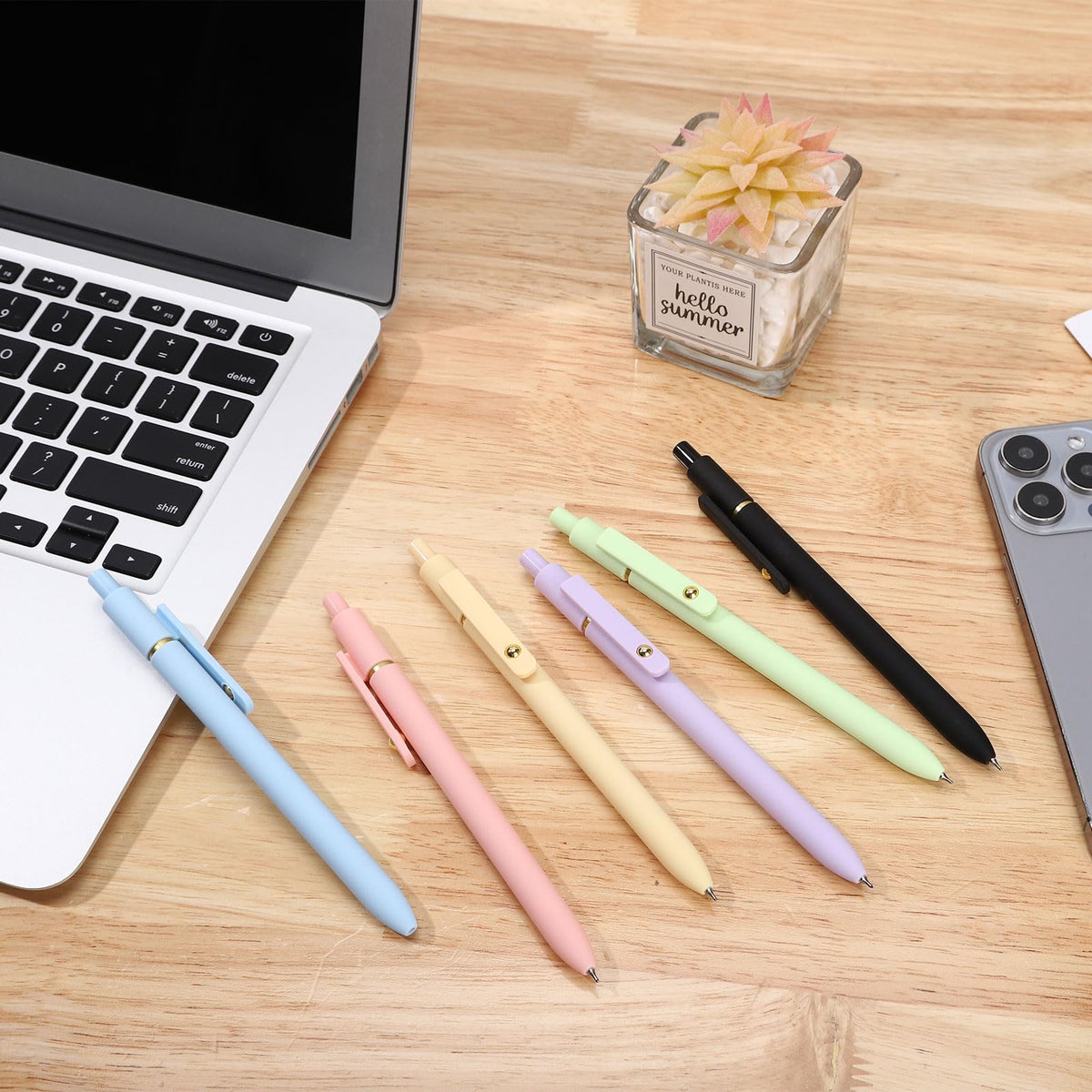 Ddaowanx Colored Gel Pens Set,0.5mm Retractable Quick Dry Ink Pens