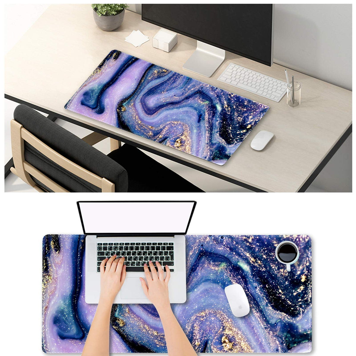 Extended Gaming Mouse Pad XXL ArtSo Large Keyboard Mat Long Mousepad Desk Decor Writing Pad Non