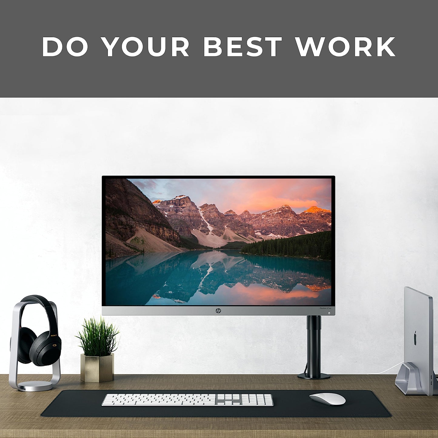 HumanCentric VESA Mount Adapter Bracket for HP Monitors