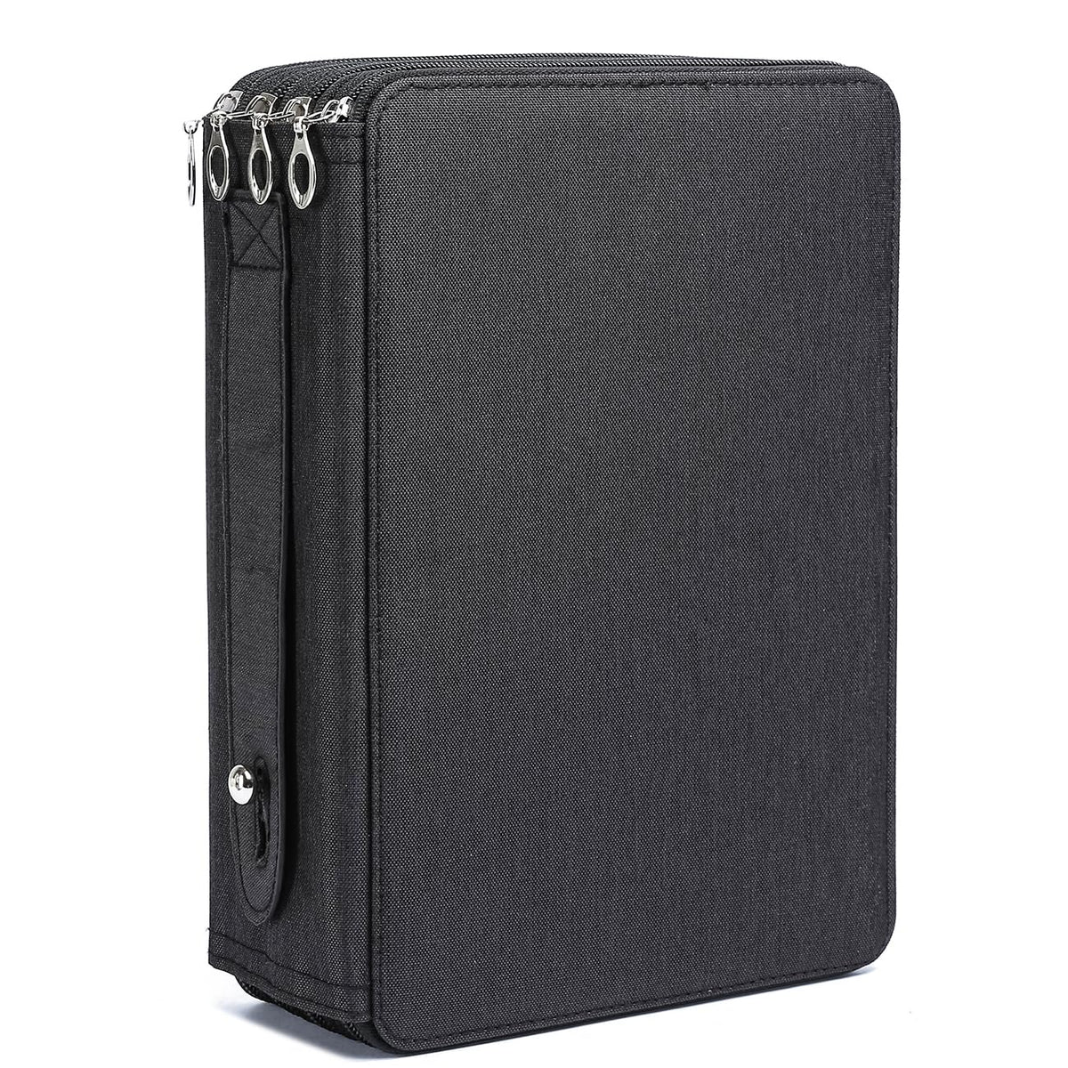 YOUNGCOL 200 Slots Colored Pencil Case Holder Large Capacity Color pencil organizer Storage (Black