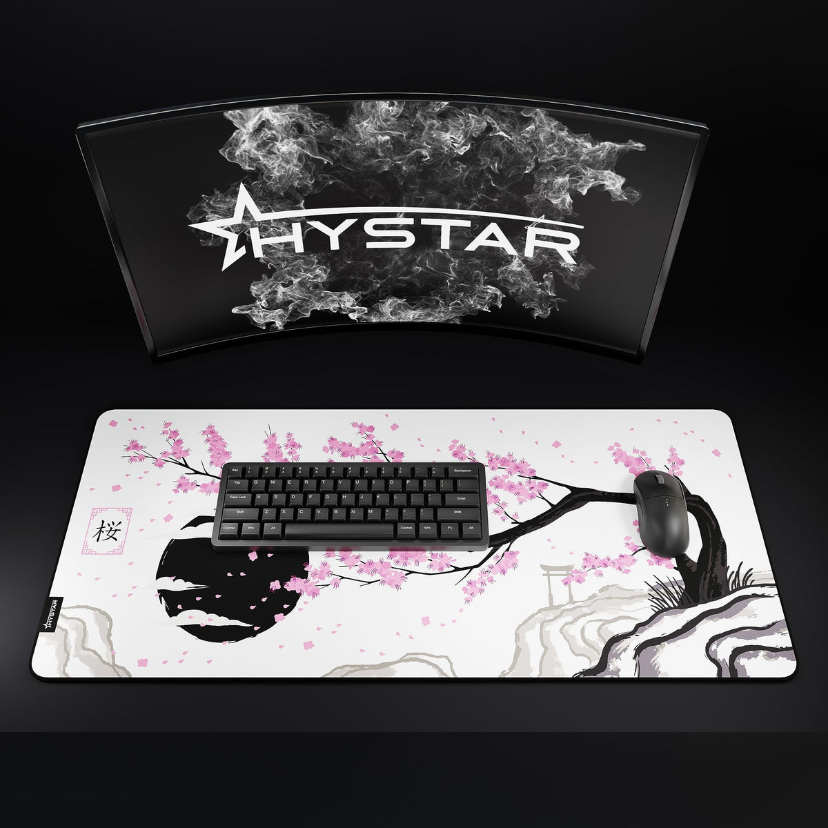 Hystar® Extended Gaming Mouse Pad | XXL 36" x 16" | 5mm Thick, Waterproof Surface, Smooth Polyester