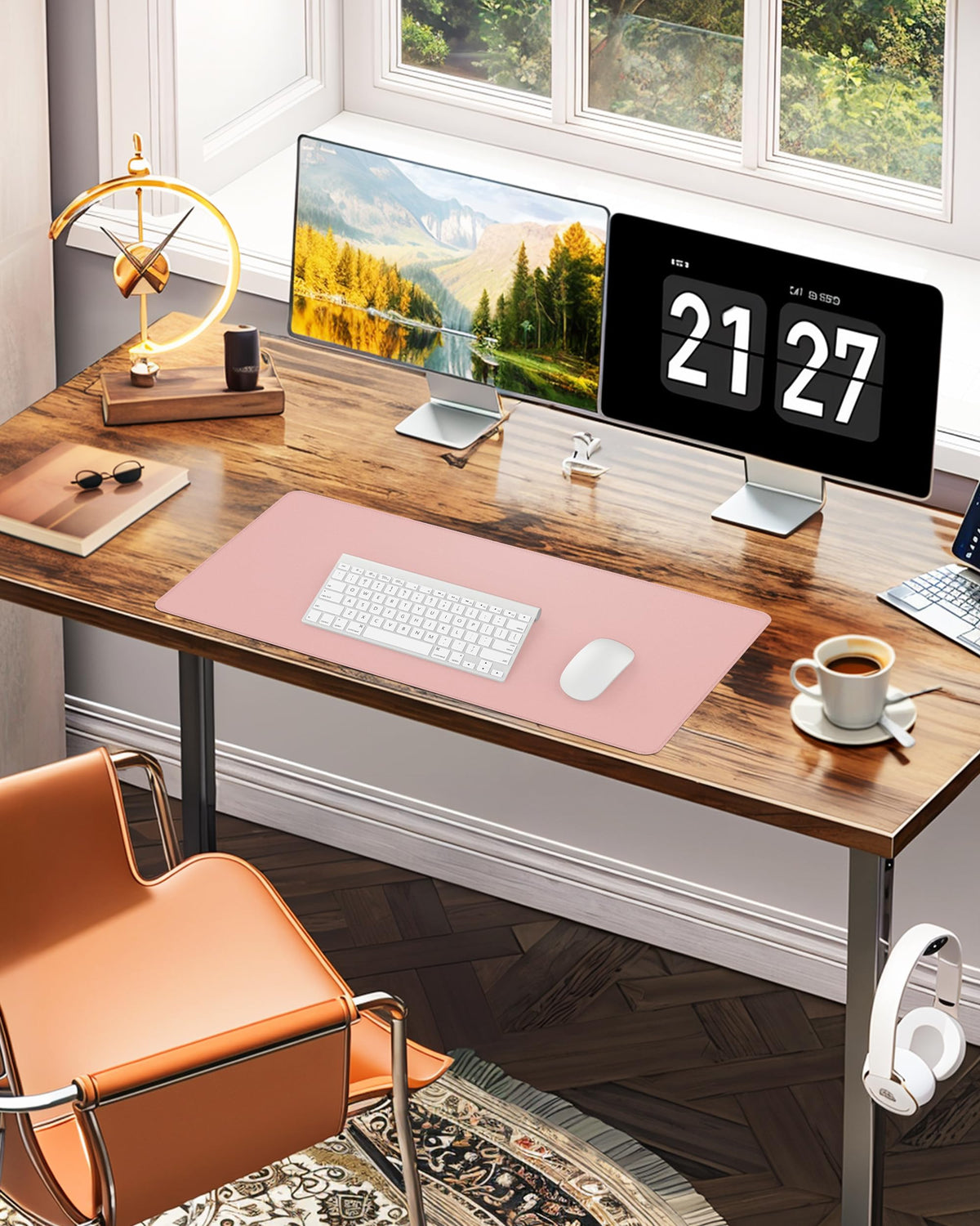 Desk Pad Mat - Leather Desk Pad Protector for Office and Home - Desk Organization and Accessories