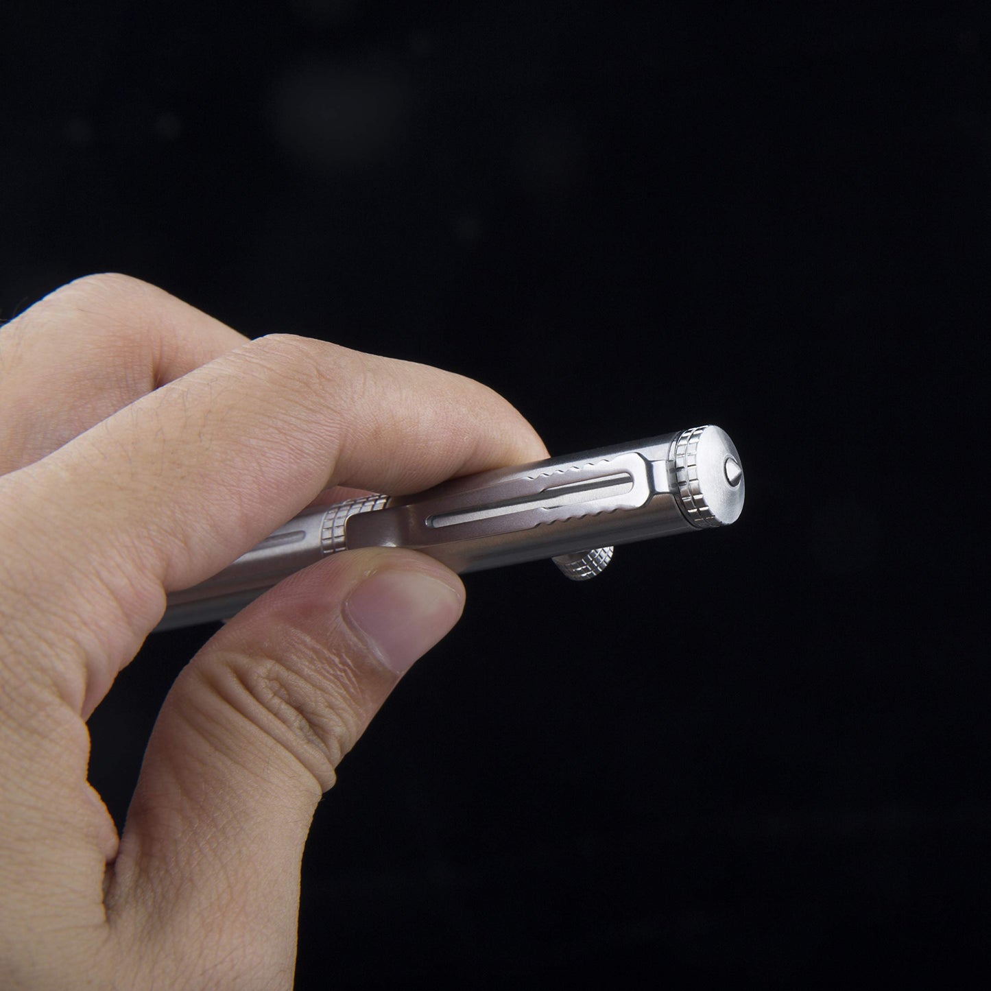 SMOOTHERPRO Stainless Steel Bolt Action Pen,Compatible with Parker Refills