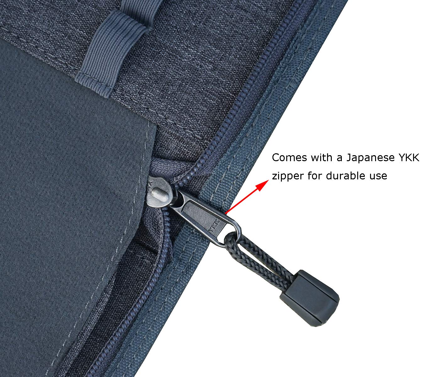 erofa 48 Slots Gray Fountain Pen Case, Canvas Pen Holder Display Pouch Bag Storage Large Capacity