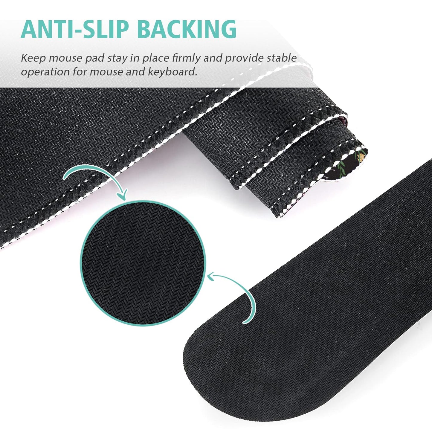 Desk Mat, Mouse Pad with Wrist Rest,4-in-1 Large Mouse Pads for Desk,Computer Ergonomic Mousepad