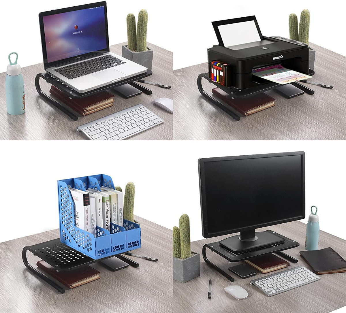 suptek Monitor Stand Riser for Computer,Laptop,Printer, Notebook and All Flat Screen Display with