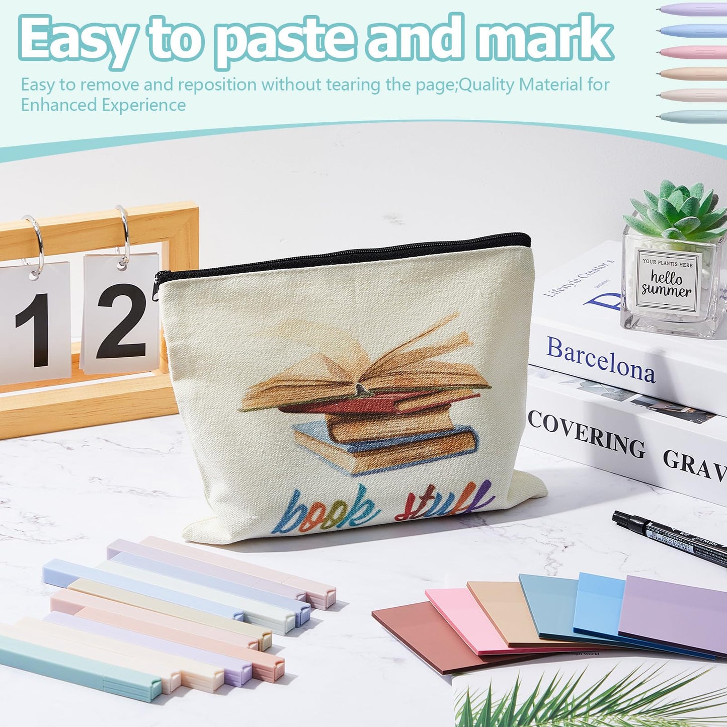 Trandraft Book Annotation Kit, Bible Study Journaling Kit, Square