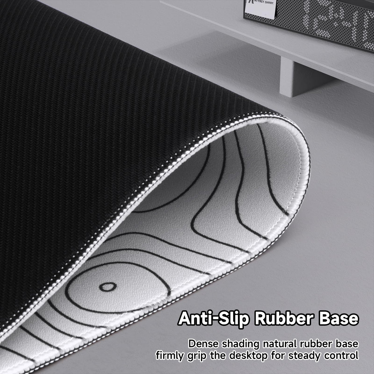 ATTACK SHARK CM02Pro Gaming Mouse Pad for Esports Speed Large Mouse mats for Desk Waterproof