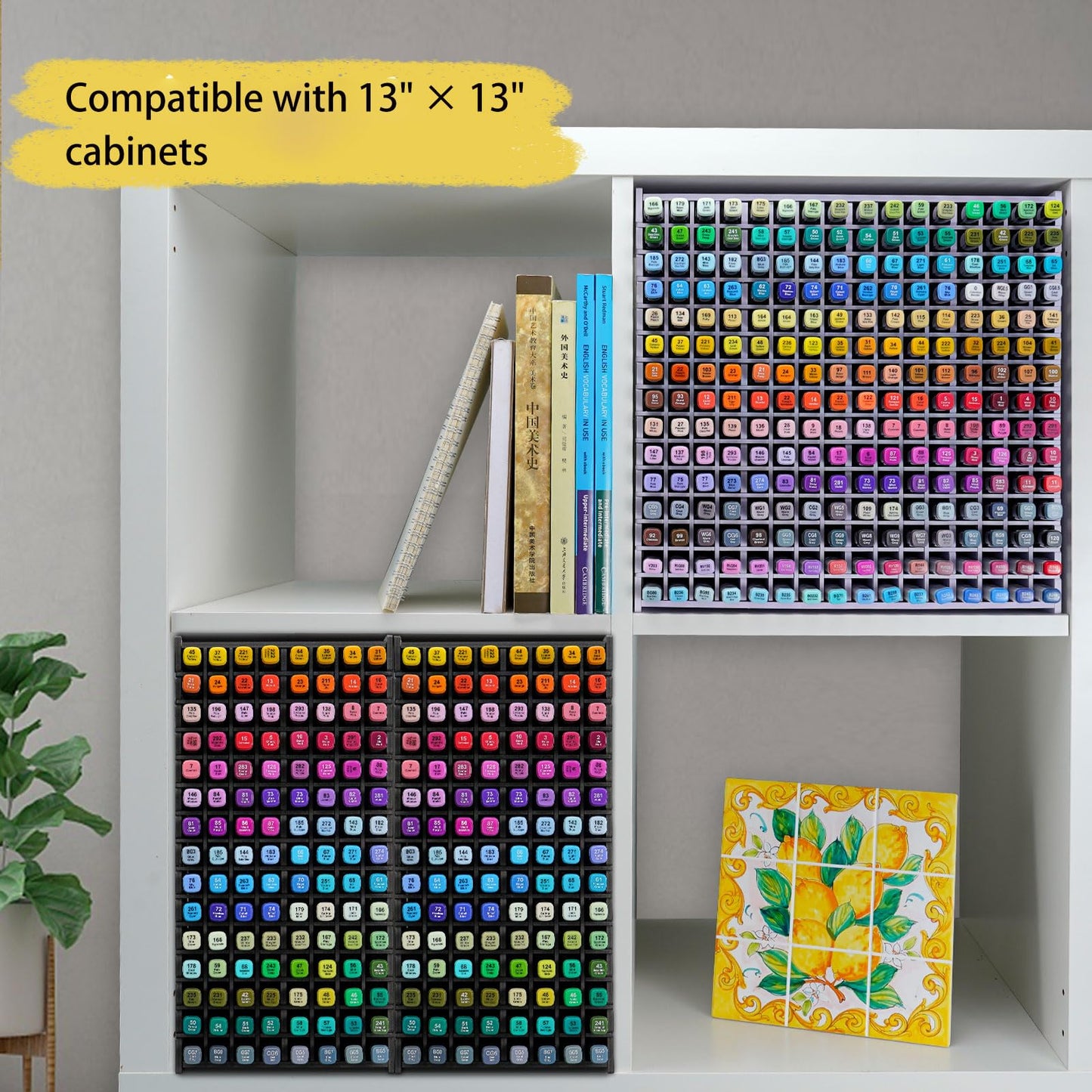SANFURNEY Marker Pen Organizer Holder for 240 Markers