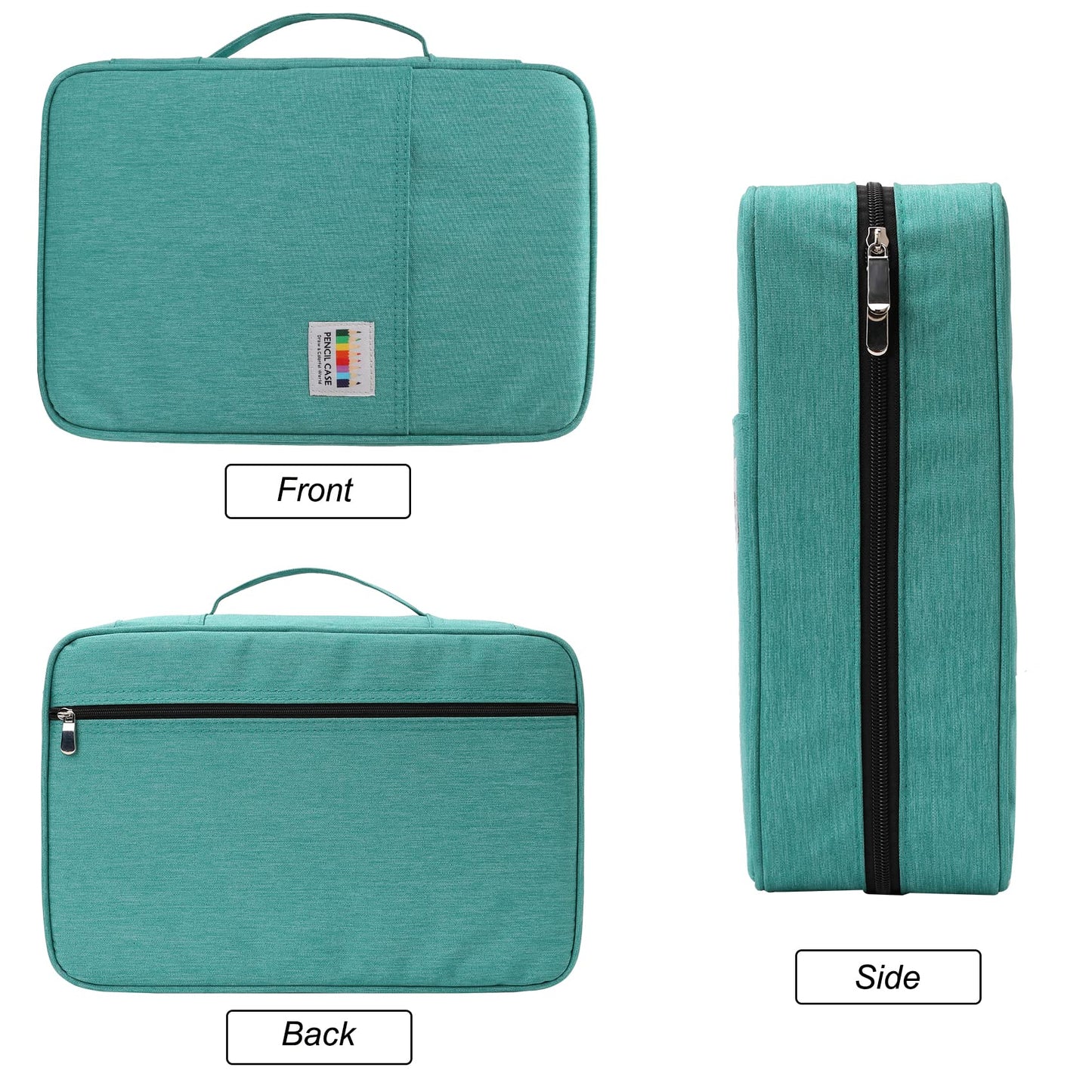 BOMKEE Large Capacity Pencil Case for Adults, 304 Slots Pen Case Pencil Case Multi Compartments