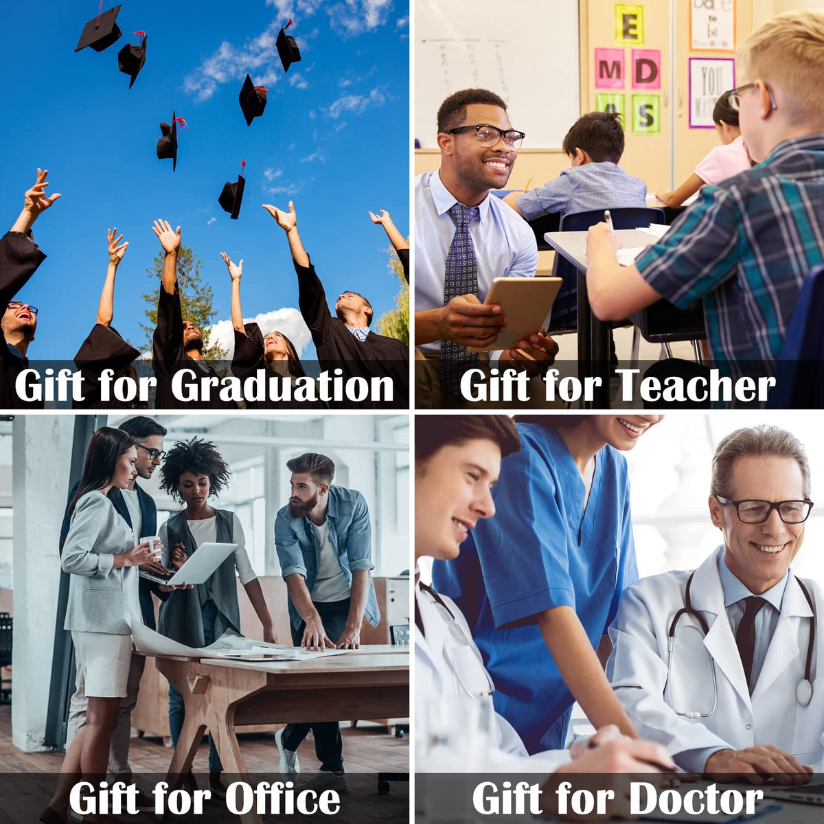 Yananka Custom Pens (36 Pcs) with Stylus and Engraving - Perfect for Business, Graduation and