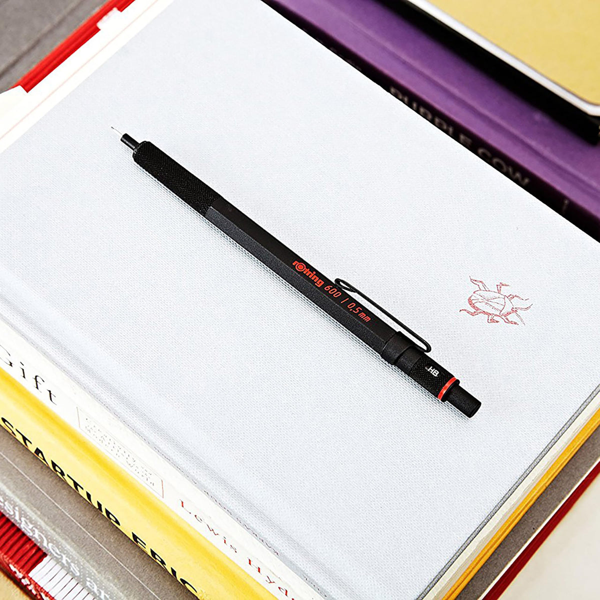 rOtring 600 Mechanical Pencil, 0.5mm, Black Barrel - For Writing, Drafting, Engineering