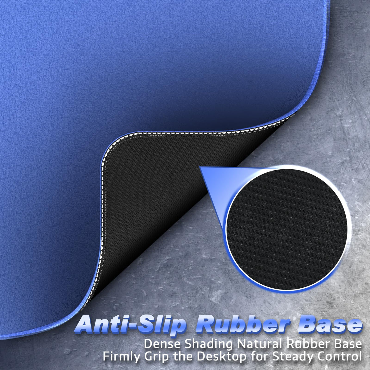 ATTACK SHARK Gaming Mouse Pad for Esports Speed Waterproof Surface Mouse mats Stitched Edges and