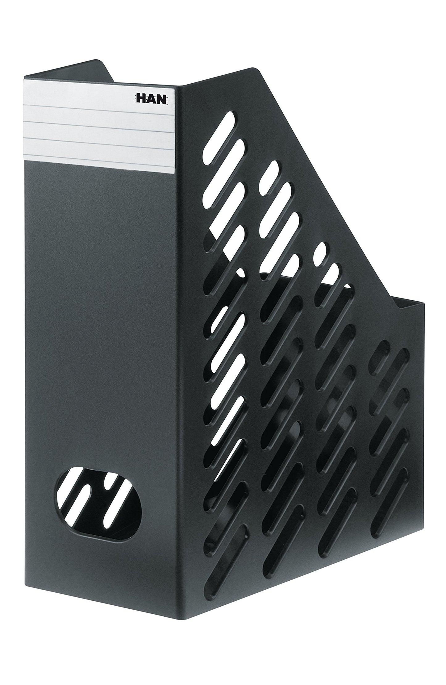 Han Klassik XXL 115 x 248 x 145/ 320mm C4 Size Magazine File with Label - Black
