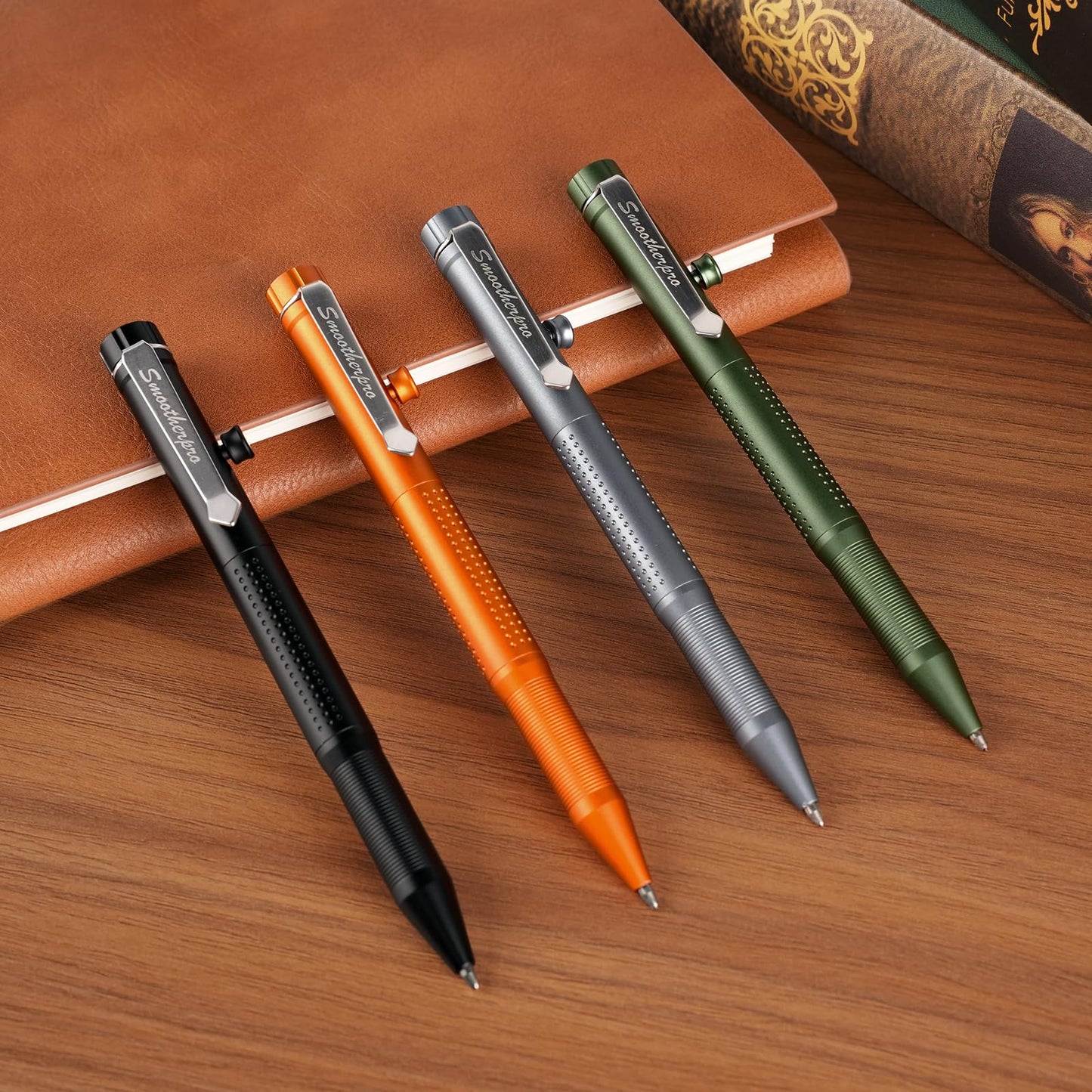 SMOOTHERPRO 2-in-1 Pen and Pencil, Compatible with Parker Refill,Green