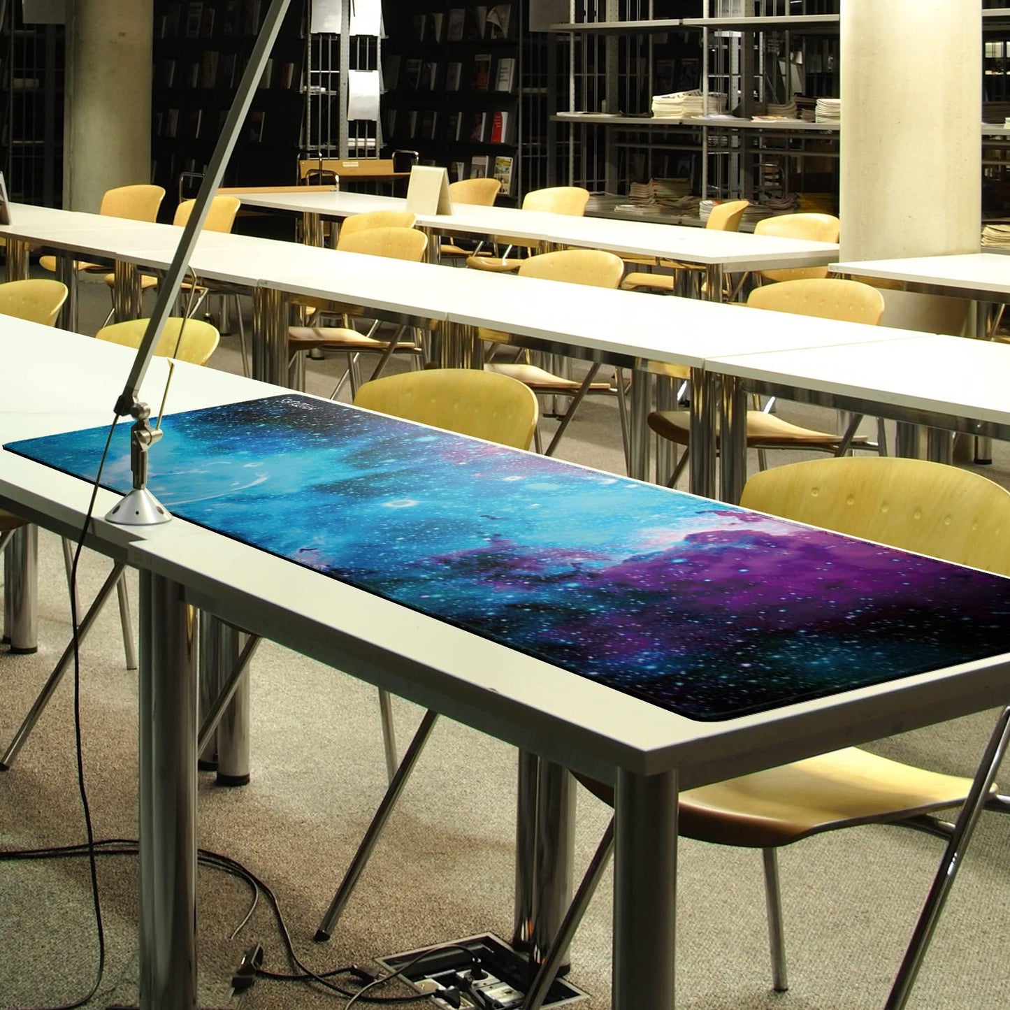 Mydours 36" x 20" Gaming Mouse Pad, XL Full Desk Pad Mat (Purle Universe)