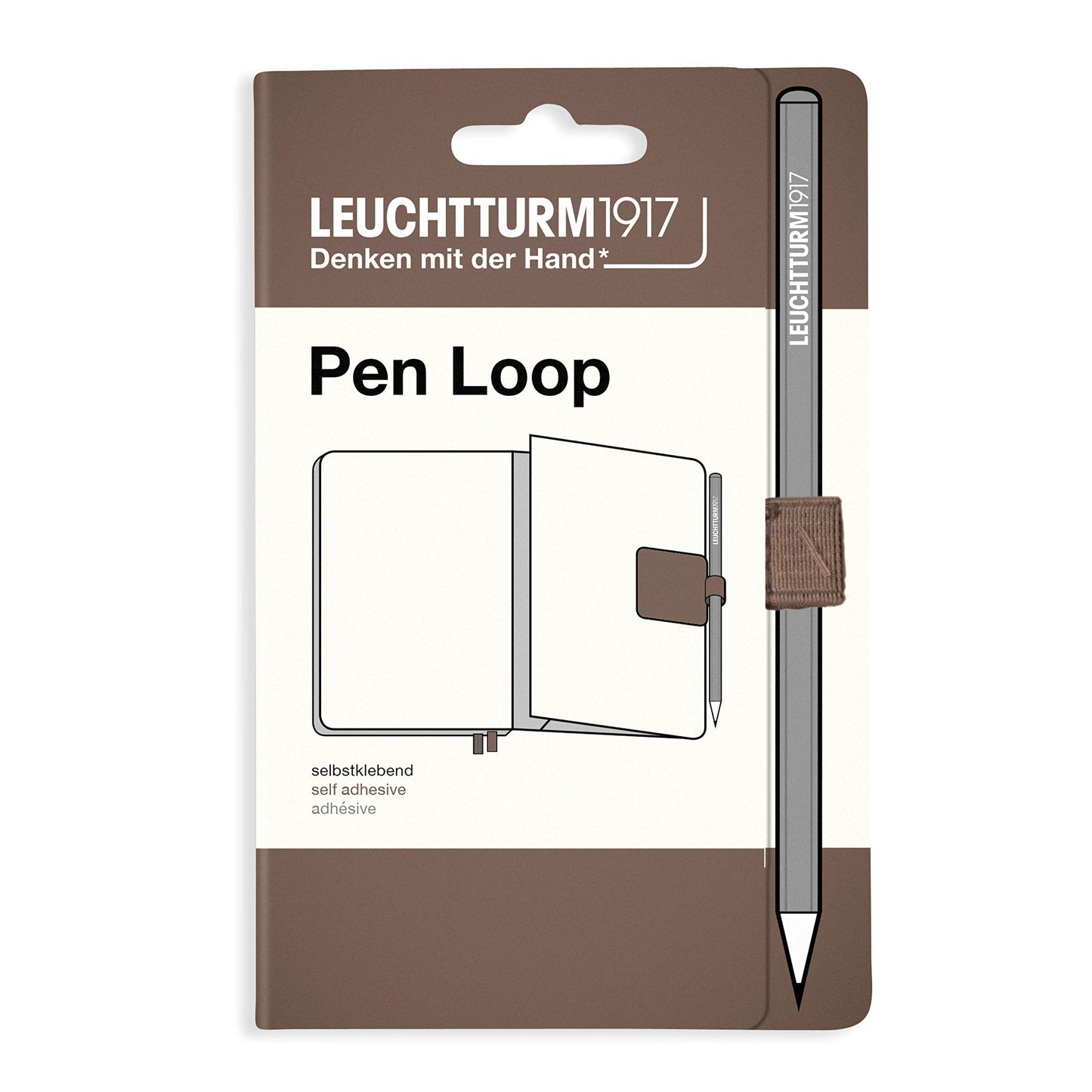 LEUCHTTURM1917 Self Adhesive Pen Loop Elastic Pen Holder (Warm Earth)